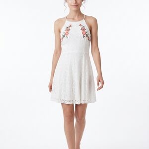 Lydelle White Lace Dress